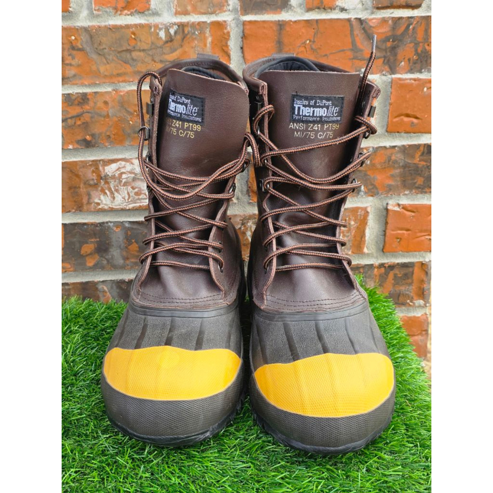 SERVIS Thermolite Cold Weather Steel Toe Work Boots, Men’s Size 9